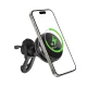 Acefast D66 Magnetic Car Air Vent Mount with Qi2 25W Wireless Charging and Cooling, Black