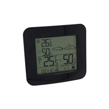 Mebus 40715 Wireless Weather Station Black