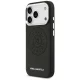 Karl Lagerfeld iPhone 17 Pro Case MagSafe PU Round Point Logo, Black