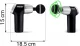 Body Massage Gun + 8 Noozles Neo-sport NS-500, Black