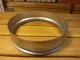 Galvanized Metal Ring Lawn Border Separator, Ø 48 cm, H 10 cm