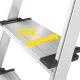 Hailo L80 ComfortLine 3-Step Aluminium Stepladder