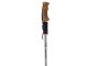 Lightweight Nordic walking trekking pole with cork handle 1 Pcs, silver