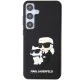 Karl Lagerfeld Samsung Galaxy S24 Plus Case 3D Rubber Ikonik, Black