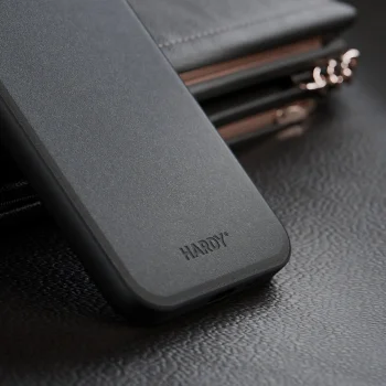 3mk Hardy Silky Leather MagCase for iPhone 14 Plus Black