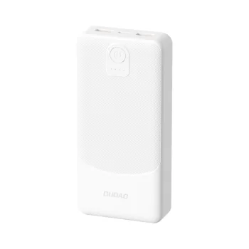 Dudao K10Pro Power Bank 20000mAh Dual USB 2.4A - White