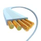 USB-C to Lightning Cable Baseus Free2Pull 20W 1m Blue
