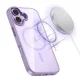Tech-Protect MagMat MagSafe Case for iPhone 17 - Transparent Purple