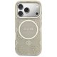Guess IML Peony Dot MagSafe Phone Case Cover iPhone 17 Pro - Beige