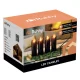 Ruhhy 26382 LED Candles 15cm 12 Pcs Black
