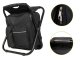 Folding Camping Chair with Backpack and Cooler Bag 3-in-1, Black