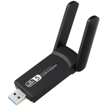 USB Wi-Fi Adapter 1300 Mbps, Dual Band 2.4 GHz and 5 GHz Wireless Network Card, USB 3.0