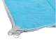 Large Beach and Picnic Mesh Mat, Waterproof, 200x150 cm, Blue