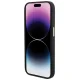 Guess iPhone 15 Pro Max Case Silicone Logo Strass 4G, Black
