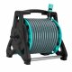 Garden Hose Reel LUARO 30m with Stand and Spray Nozzle Watering Kit