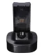 Xbox 360 controller battery charging station with 2 spare batteries, black