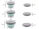 Collapsible Silicone Food Containers with Lids, 3 pcs