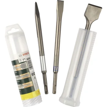 Bosch Prom 3-Piece SDS-plus Chisel Set for Concrete and Masonry