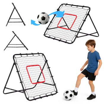 Football rebounder trainer 100x100 cm MultiGarden, black