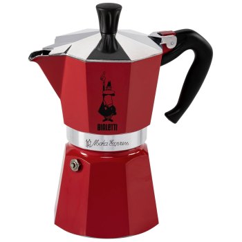 Bialetti Moka Express 6TZ kafijas automāts, sarkans