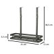 Ikonka KX4321 Black Stainless Shower Shelf