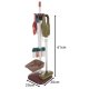 Kruzzel 24813 Kids Cleaning Set with Working Toy Vacuum Cleaner