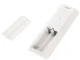 White Mouthpieceless Pocket Breathalyzer with LCD Display