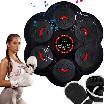 Music Boxing Target Trainer with Bluetooth and Boxing Gloves, USB