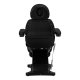 Sillon Classic Electric Cosmetic Chair with 3 Motors, Black