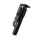 Telescopic Selfie Stick and Tripod WR1YXS with LED Light, 0.71m - Black
