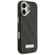 Guess 4G Logo Plate MagSafe Case for iPhone 17, Black