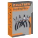 Bigstren 00022159 Circlip Pliers Set, 4 pcs, Black
