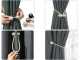 Magnetic Curtain Tiebacks, Green, 2 pcs