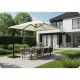 Plonos 488301 Folding Garden Parasol with Cover, 420 cm, Sand