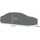 Xtrobb Car Cover, for Medium and Large Cars, 572x180x120 cm, Grey