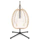 Hanging Egg Chair MultiGarden, freestanding swing up to 120 kg, cushions included