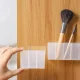 Self-adhesive cosmetics organizer