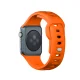 3mk Silicone Watch Strap for Apple Watch 42 / 44 / 45 / 49 mm, Orange