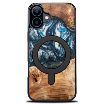 Bewood Unique case for iPhone 16 - Planets Earth with MagSafe