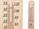 Wooden house thermometer large indoor outdoor