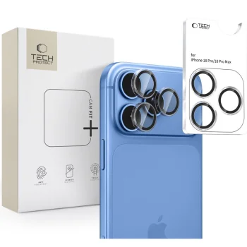 Camera Lens Protector Tech-Protect Camring Fit+ for iPhone 18 Pro / 18 Pro Max, Clear