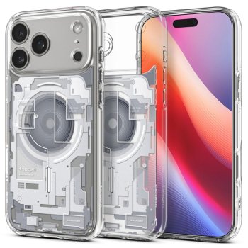 Spigen Ultra Hybrid MagSafe Phone Case Cover iPhone 17 Pro Zero One - White