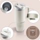 Berdsen Vacuum Thermos Mug with Straw 1180 ml, Cream