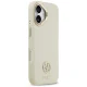 Guess iPhone 17 Case Grained Strass Logo MagSafe, Beige