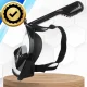 Bakalu Full Face Snorkeling Mask L/XL with GoPro Mount, Black