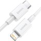 Baseus Superior Series Cable USB Type C to Apple iPhone Lightning, 20W, PD, 1m, White