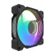 Darkflash DR08 3-in-1 120mm PWM A-RGB Cooling Fan Set Black