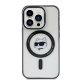 Karl Lagerfeld iPhone 15 Pro Max Case IML Choupette\'s Head MagSafe, Transparent