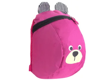 Kids Preschool Backpack Teddy Bear, Pink