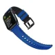 Uniq Linus Strap Case for Apple Watch 1/2/3/4/5/6/7/8/9/SE/SE2/Ultra 42/44/45/49mm Airosoft Silicone Blue/Racing Blue